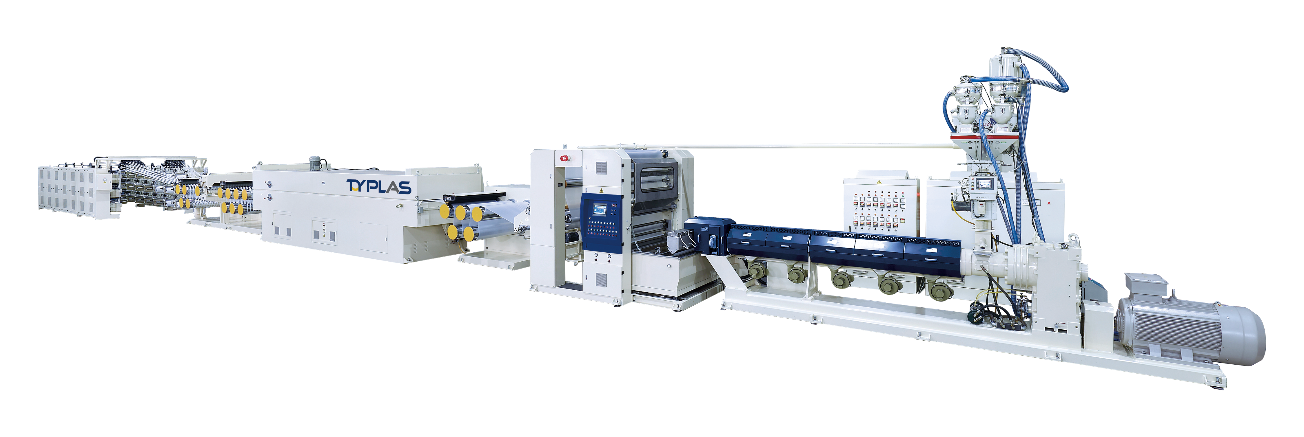 PP / HDPE Fibrillating Tape Line Making Machine