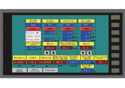 PLC program with a user-friendly HMI touchscreen interface, interlocking operation of all units and data memory as optio